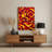 Abstract Shapes 18 Red Metal Wall Art