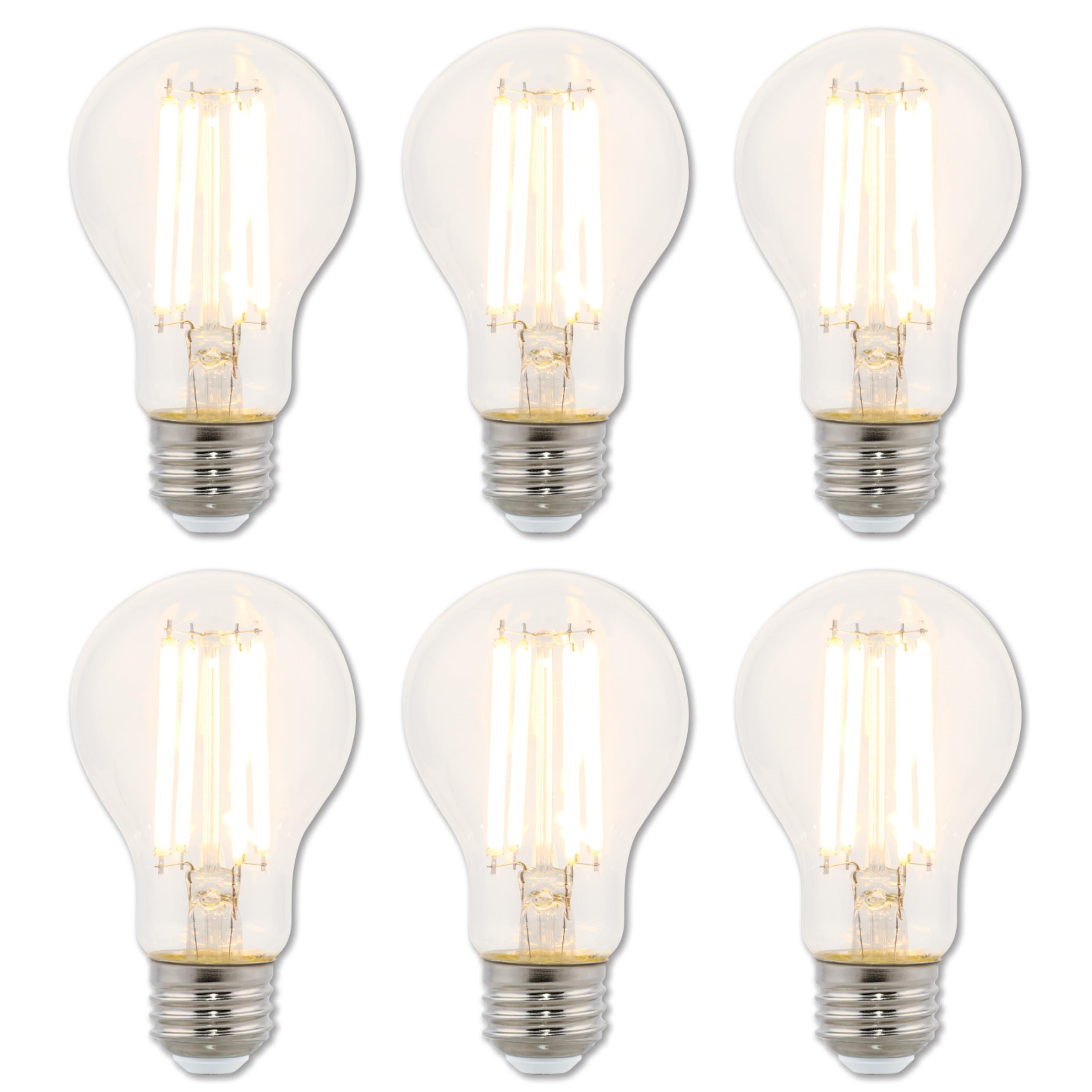 75-Watt Equivalent T10 Household Indoor LED Light Bulb in Warm White  (4-Pack)