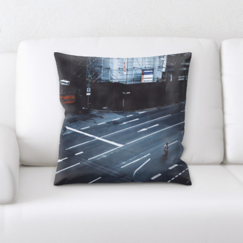 Microsuede Throw Pillow