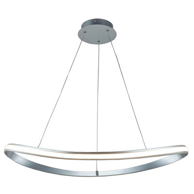 Luminaire suspendu ovale 1 lumière DEL Array