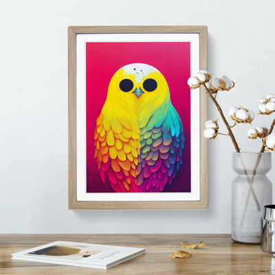 Colourful Bird No.1 Abstract - Wall Art