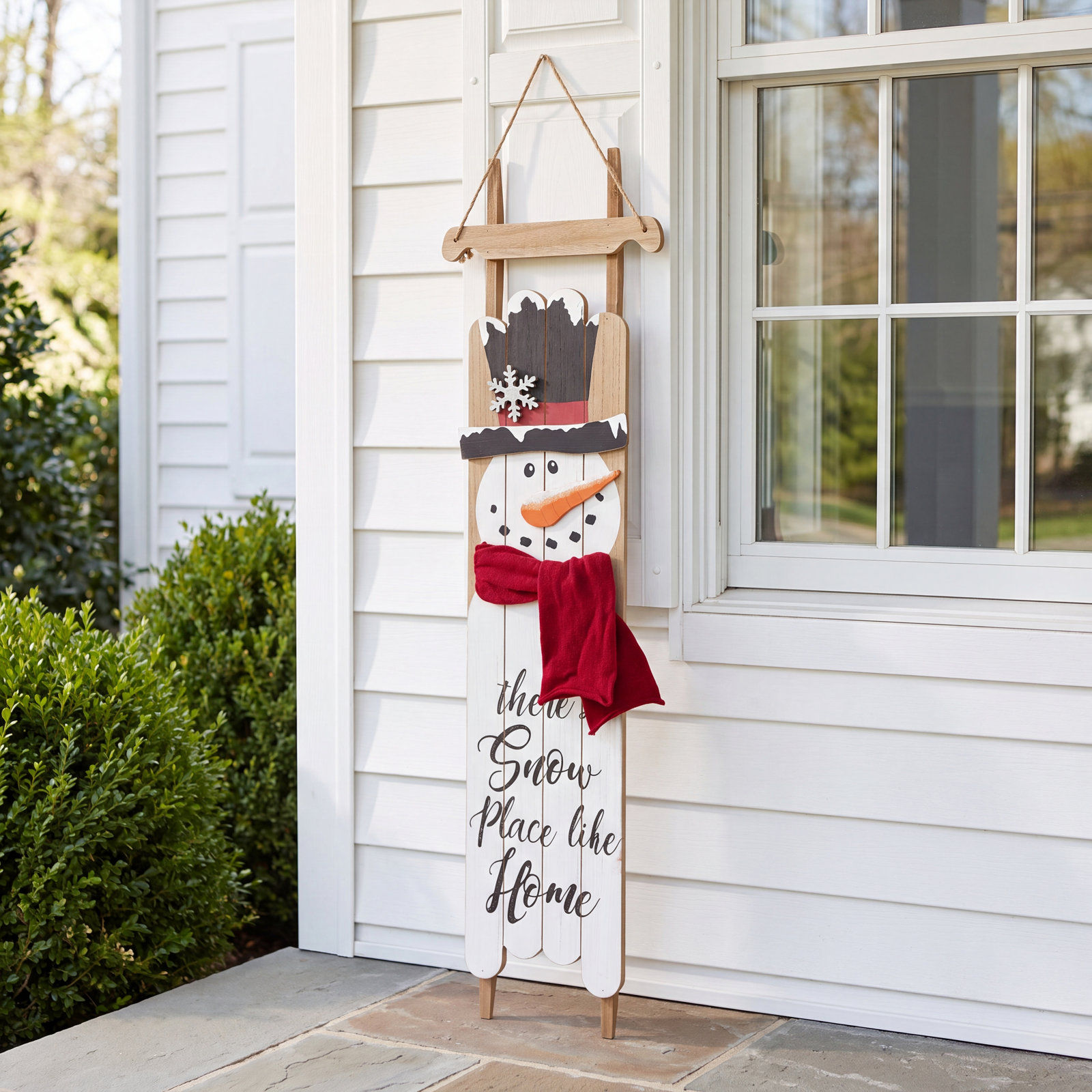 Snowman Porch Sign