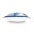 Majorca White/Blue Cotton Piece Sham
