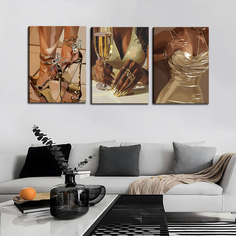 3 Piece Wrapped Canvas Print