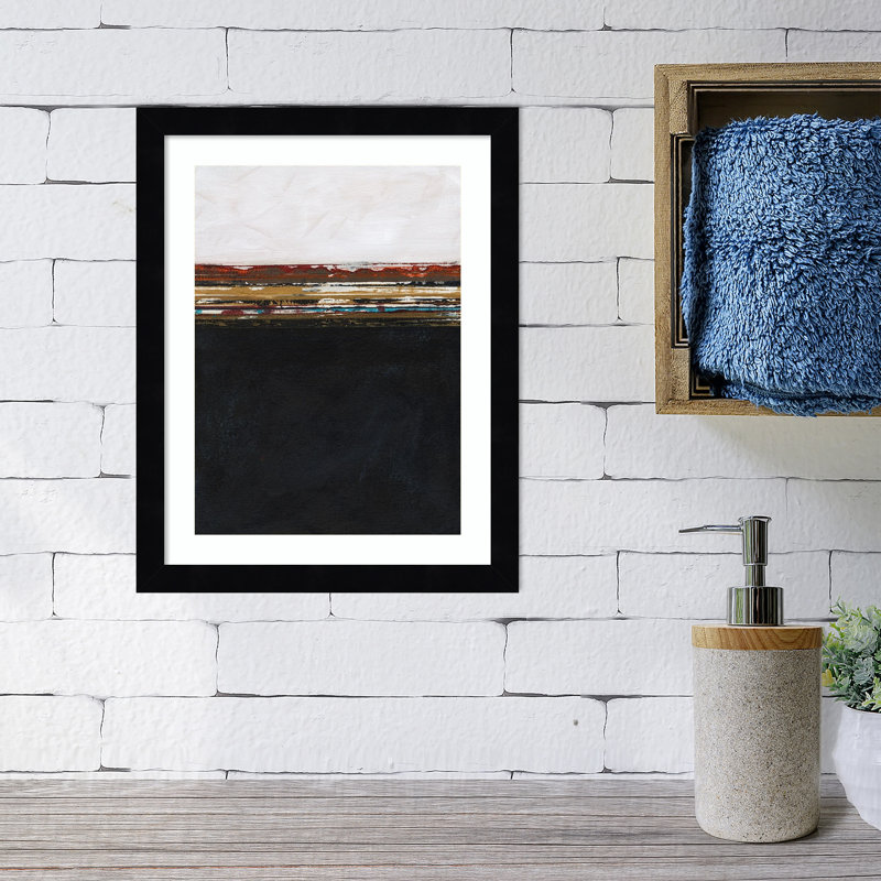 A Sense Of Space I by Jodi Fuchs, Black Framed Paper, 14.12" H x 11.12" W x 0.88" D