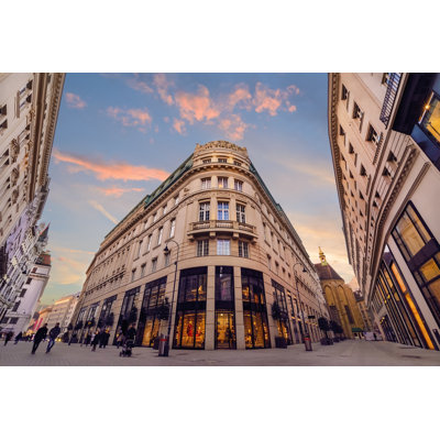 Street In Vienna by Velishchuk - Wrapped Canvas Print