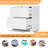  28.25 Inch Locking 2 Drawer Metal Office Storage Filing Cabinet, White