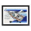 Ushibori in the Hitachi Province by Katsushika Hokusai - Picture Frame Painting Print-55604971-55604972