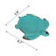Ensemble de 2 plateaux en métal turquoise