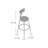 Backed Adjustable Height Ergonomic Industrial Stool Footring-2022394541