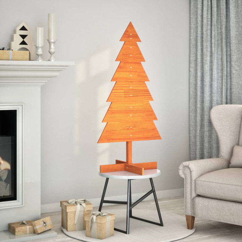 Christmas Tree, 3.94ft H x 1.97ft W x 1.64ft D, White