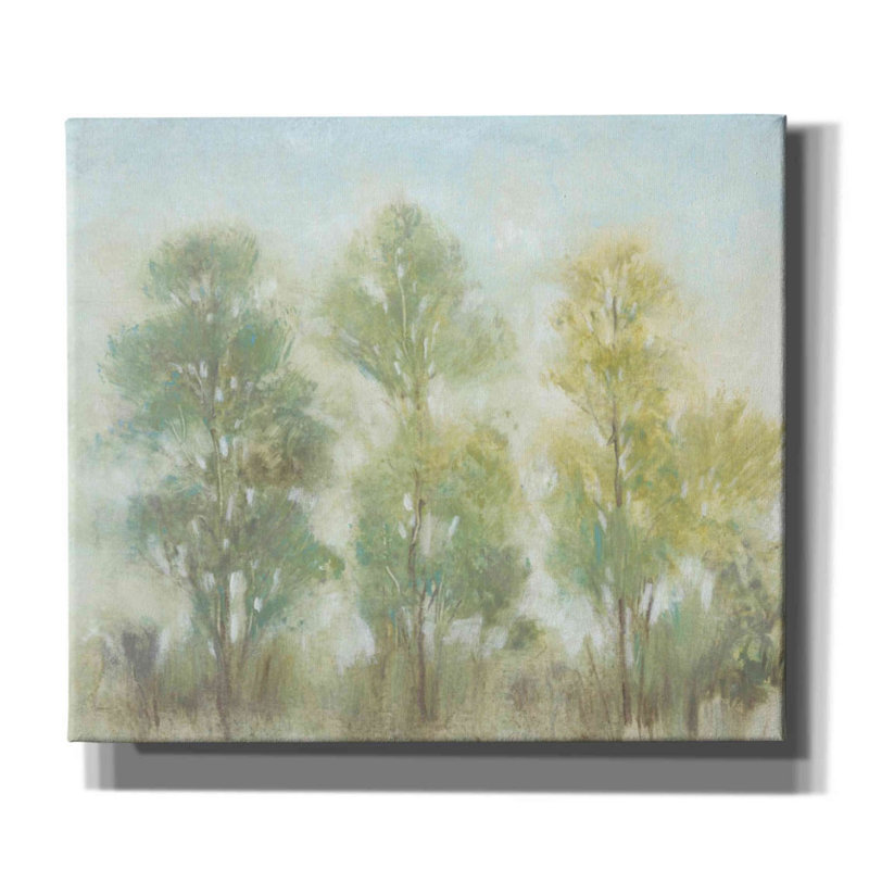 «Mute Trees II» par Tim O'toole, art mural sur toile, H 26 po x l 30 po x P 1,5 po
