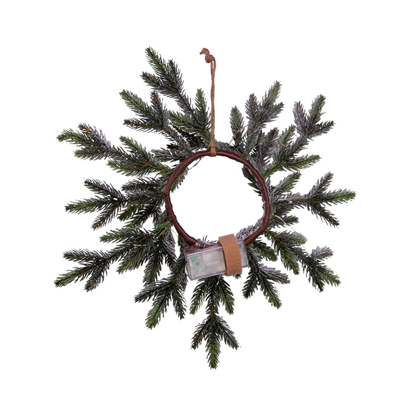 Couronne en polychlorure de vinyle (PVC) éclairée de 18 po