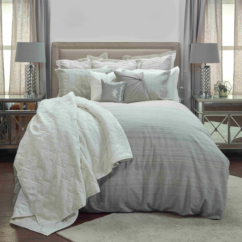 Sebastian Gray and Off-White Cotton Standard Sham