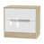 White Gloss/Bardolino Oak