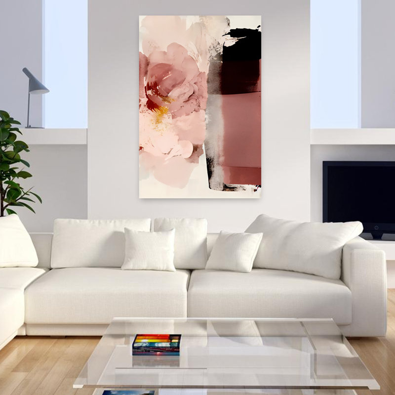 Art contemporain contemporain abstrait, H 48 po x l 32 po