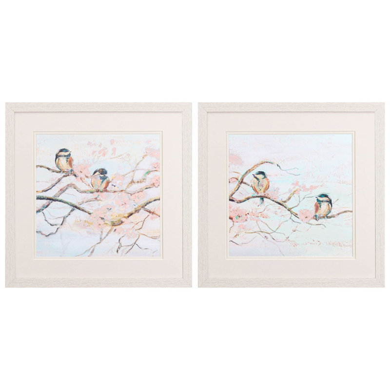 Ensemble d'art mural encadré blanc