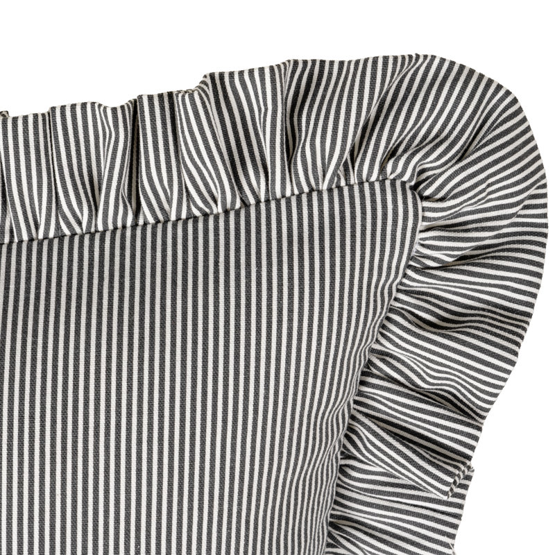 Coussin Birch Lane, Polyester, Noir, noir, noir, noir