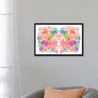 « enchanted », reproduction de peinture à l’aquarelle sur toile tendue