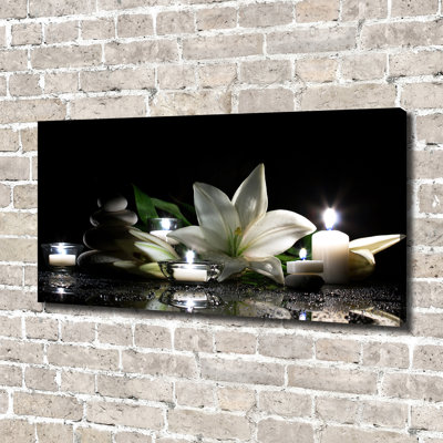 White Lily - No Frame Print on Canvas