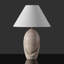 Lampe de table en travertin Kountz