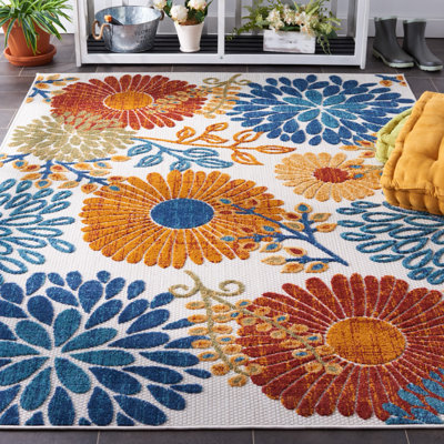 Tapis d'intérieur / extérieur floral Kellems Performance