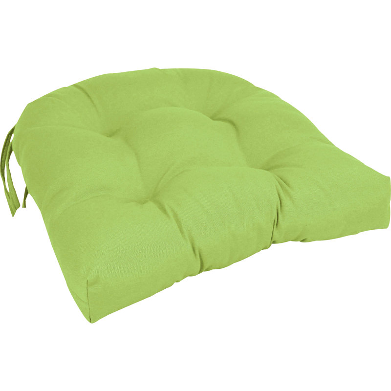 16-inch Indoor Dining Chair Cushion, Mojito Lime