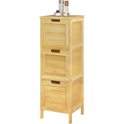 Fakhiri Bamboo Freestanding Linen Cabinet