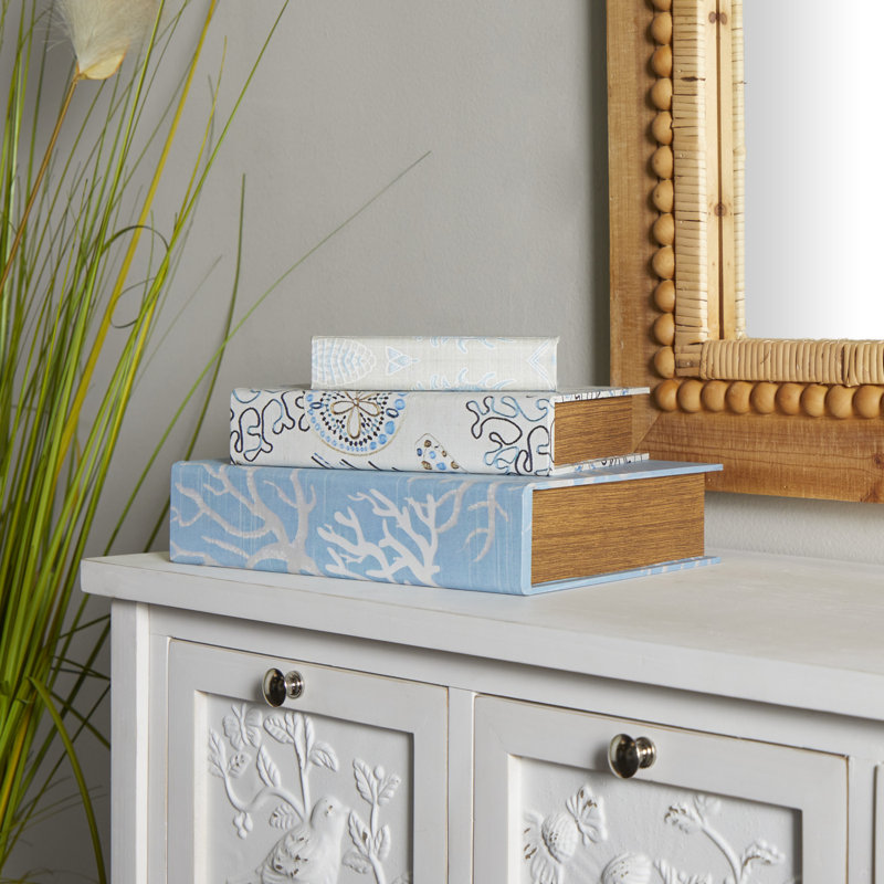 3 - Piece Paper Book Box