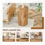 Table de bout cylindrique en bois massif - table d'appoint ronde moderne pour le salon, la chambre à coucher et le décor bohème-1231625556-1231625558