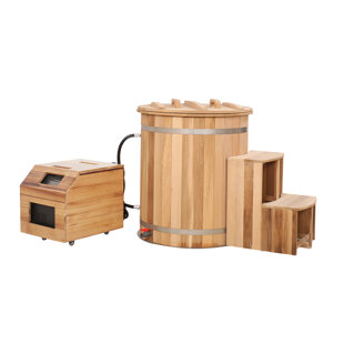 Plongée à froid rectangulaire en bois massif 1 personne Anyi 110 Volt Anyi