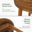 Round Unfinished Solid Wood Dining Table