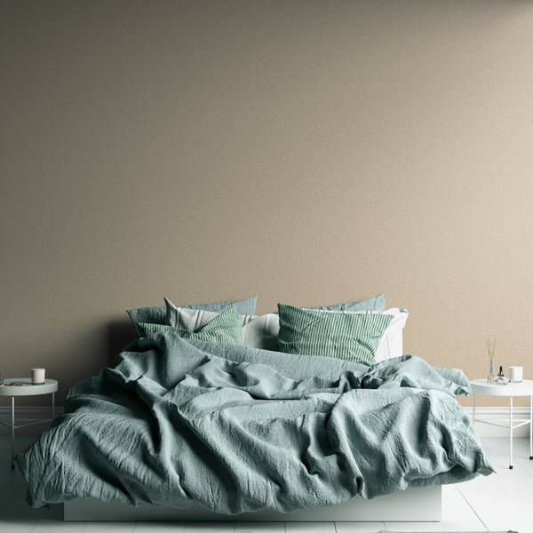 Flourish 10.05m x 53cm Textured Wallpaper Roll, Dark Beige