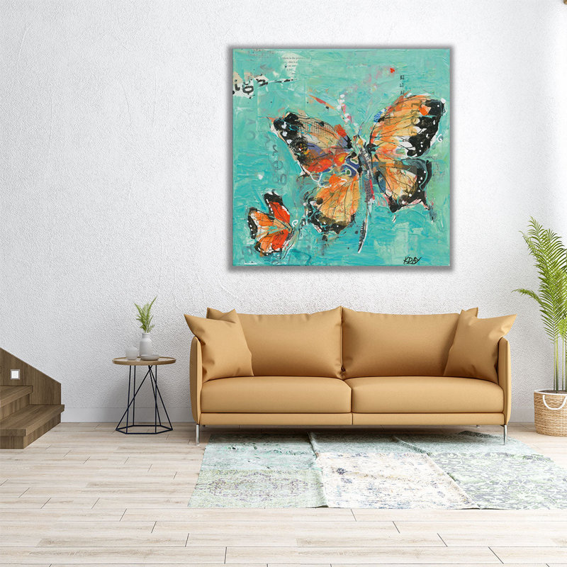 Monarch II - reproduction d'art sur toile, H 12 po x l 12 po