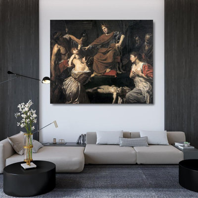 Art Astoria Grand Boulogne, Jean Valentin de sur toile tendue, "Judgement of Solomon"