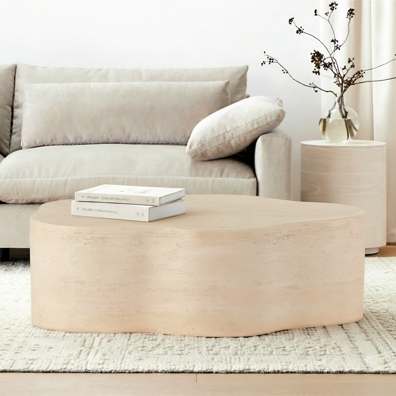 Farragut Outdoor Cloud-Shaped MGO Coffee Table