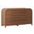 Modern Curved Waterfall Wood 6 Drawer Dresser-1455748999