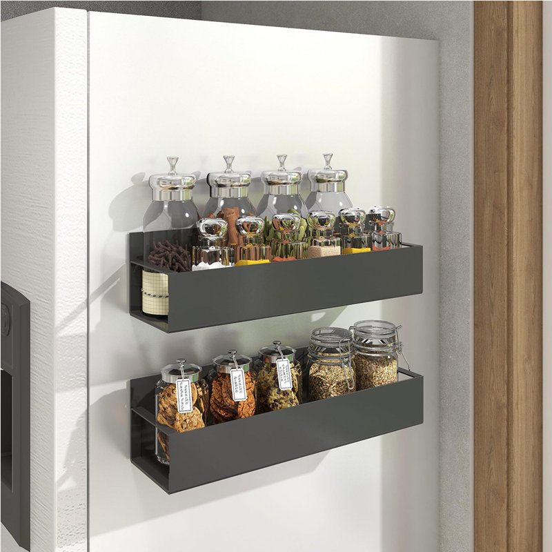 Magnetic Spice Rack For Refrigerator 2 Pack