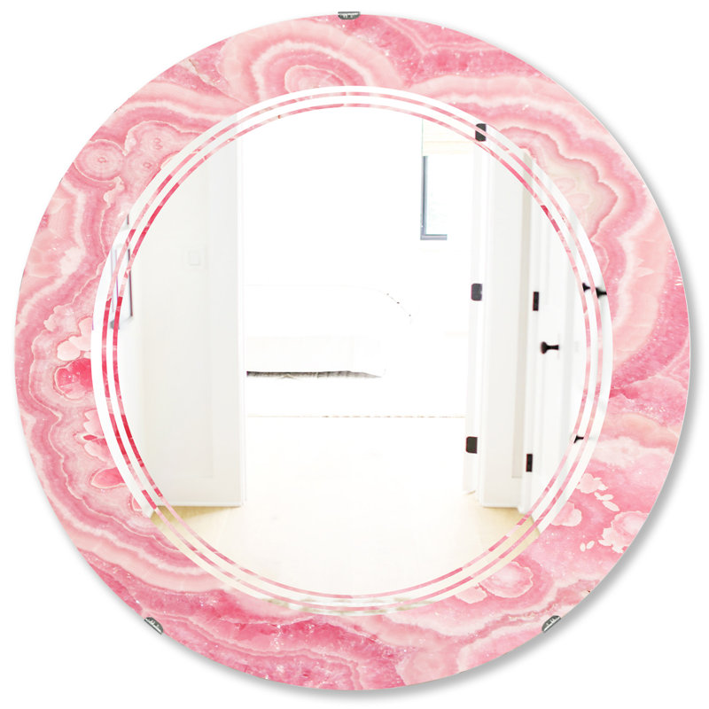 Miroir mural moderne sans cadre & c quartz, H 31,5 po x l po