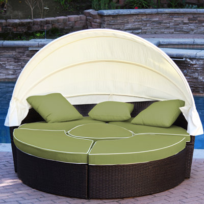 Bourbana 4 - Person Patio Conversation Set with Cushions
