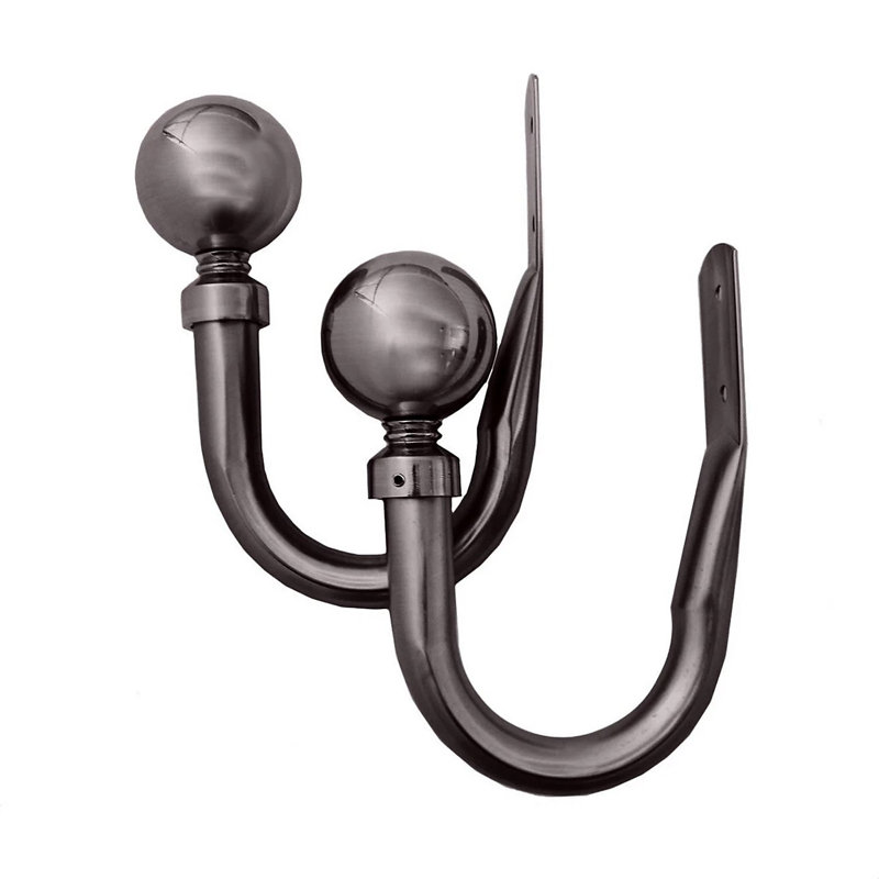 Alexjandro 10cm Curtain Holdback, Black Nickel