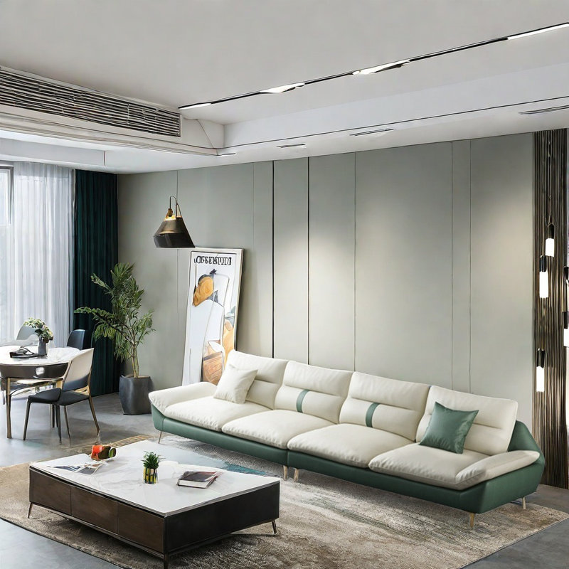 Canapé Nordic, H 45,28 po x l 148,03 po x P 43,31 po, 5