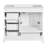 36'' Single Bathroom Vanity With Ceramics Top-991158015