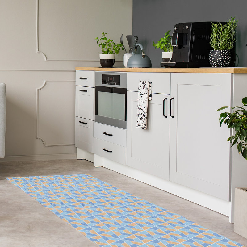 Chenille Geometric Indoor Rug, Runner 2'6" x 8'