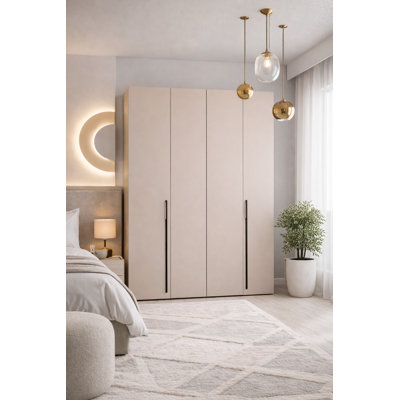 4 Door Laminate Wardrobe