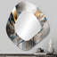 Huntleigh - Miroir mural décoratif asymétrique moderne à formes abstraites-107229882