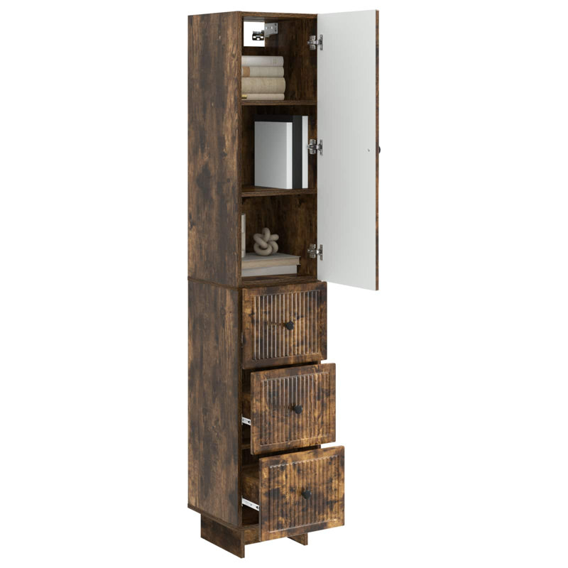 Storage Cabinet, Smoked Oak