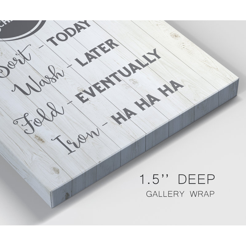 Laundry Laundry - Impression sur toile tendue, H 36 po x l 24 po x P 1 po