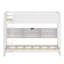 Lit superposé peu encombrant avec tablettes de rangement intégrées et ports USB-2134680517