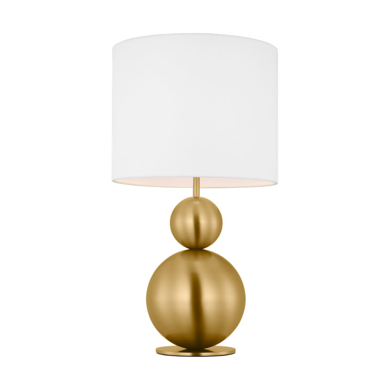 Medium Table Lamp, Burnished Brass